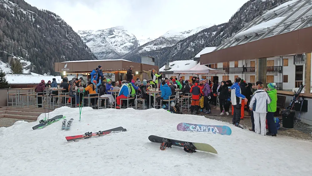 Some apres-ski feeling in Champoluc